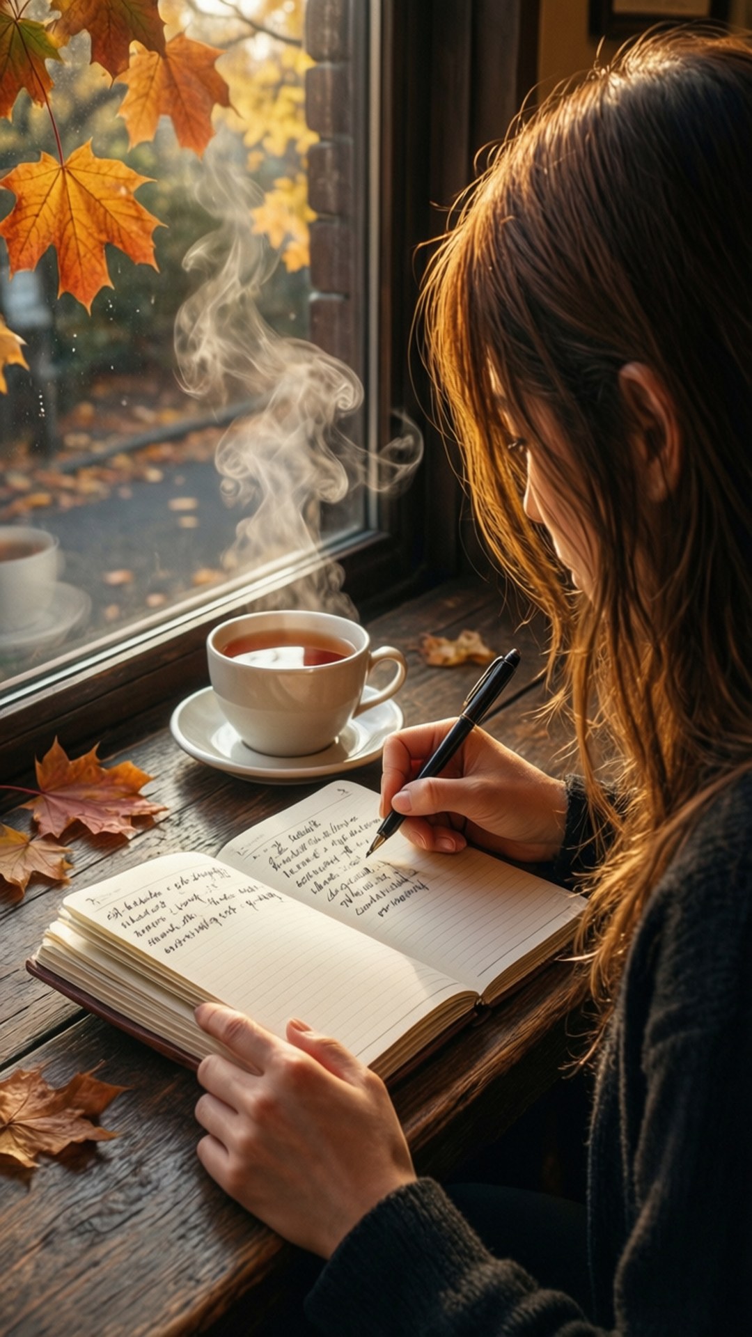 Café Window Journal by Wallpapers.art Studio