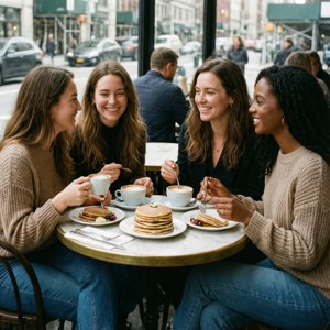 Cafe Brunch Gathering