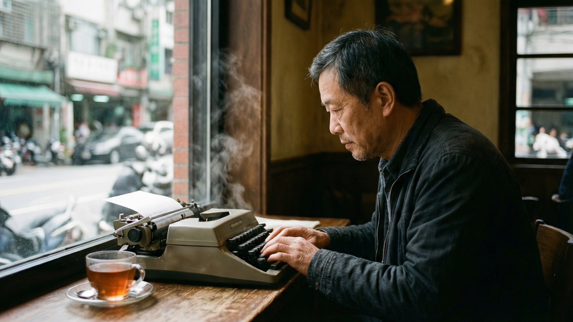Cafe Writer by Wallpapers.art Studio