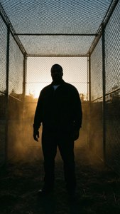 Caged Warrior Silhouette
