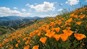 California Poppy Hillside