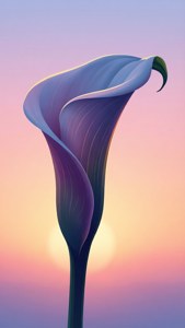 Calla Lily Sunset