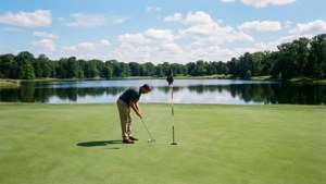 Calm Putt by Lake