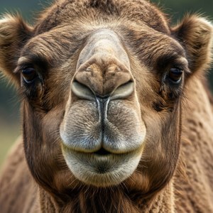 Camel Face Portrait