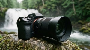Camera at Waterfall