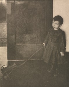 Camera Work: Boy with Wagon