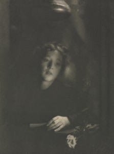 Camera Work: Girl with Rose