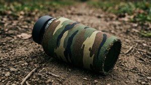 Camouflage Army Koozie