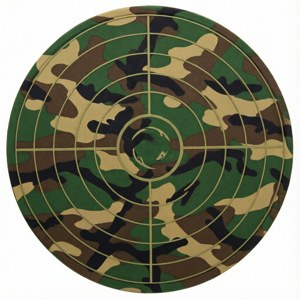 Camouflage Nerf Target