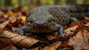 Camouflaged Caecilian