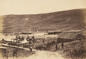 Camp of the 4th Light Dragoons.