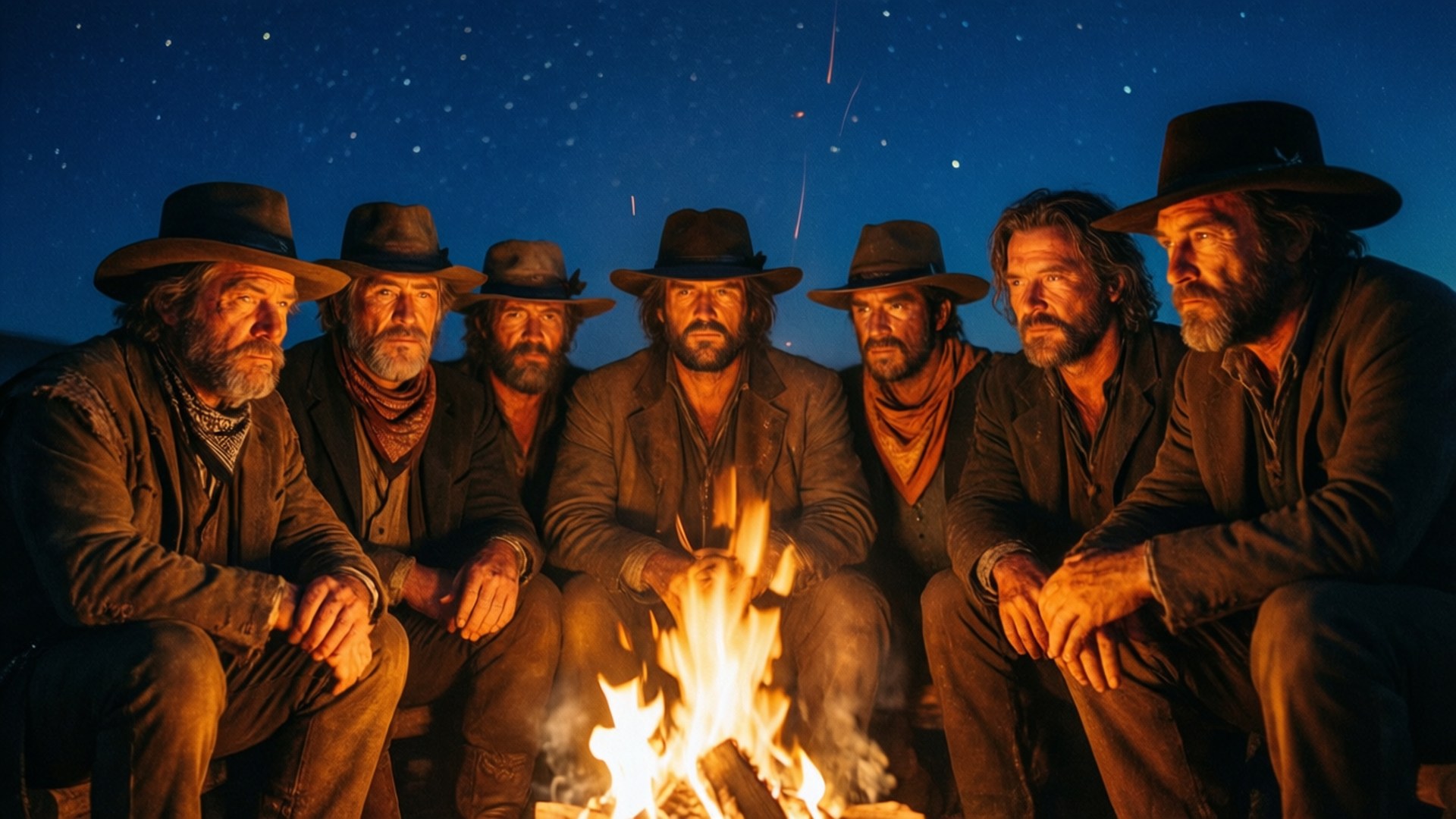 Campfire Comrades by Wallpapers.art Studio