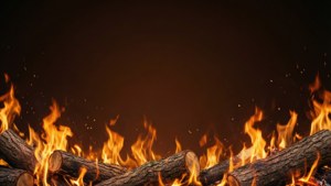 Campfire Glow Border