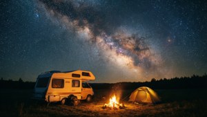 Campfire Milky Way