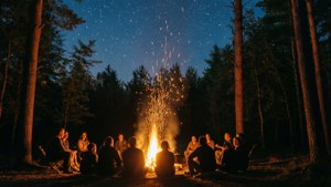 Campfire Night Stars