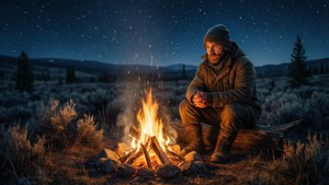 Campfire Solitude