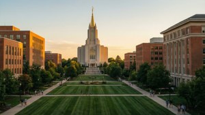 Campus Sunset Panorama