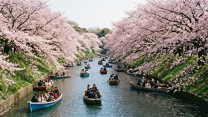 Canal Cherry Blossoms