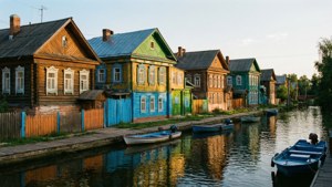 Canal Colorful Houses