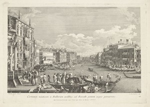 Canal Grande en Palazzo Belloni Battagia