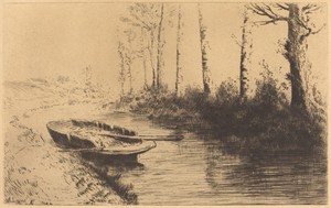 Canal Seen by Morning Light (Le canal: Effet du matin)