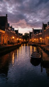Canal Twilight Serenity