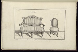 Canapé à l'Italienne [et] Duchesse à la Romaine