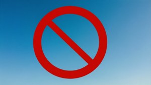Cancelled Symbol Sky