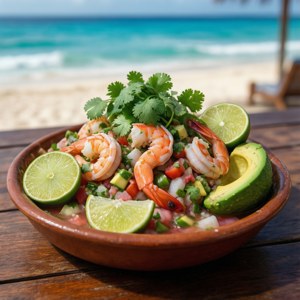 Cancun Beach Ceviche
