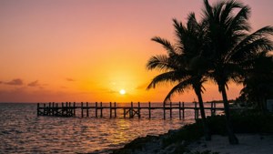 Cancun Golden Hour Pier