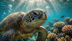 Cancun Sea Turtle