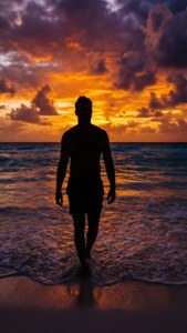 Cancun Sunset Stroll