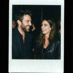 Candid Backstage Laugh