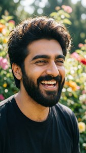 Candid Joyful Smile