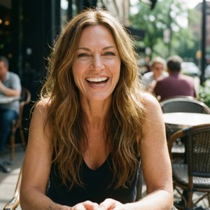 Candid Joyful Smile