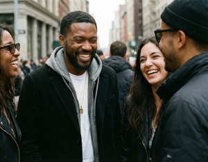 Candid Smile Usher