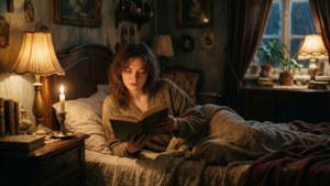Candlelit Book Nook