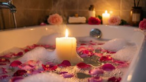 Candlelit Bubble Bath