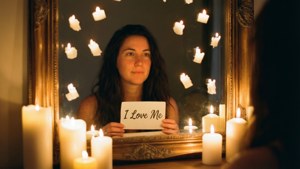 Candlelit Mirror Love
