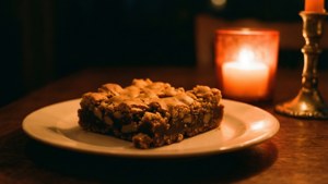 Candlelit Nanaimo Bar