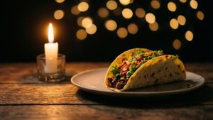 Candlelit Taco Romance