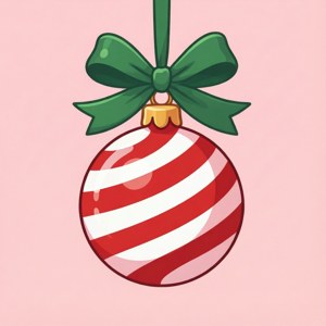 Candy Cane Stripe Ornament