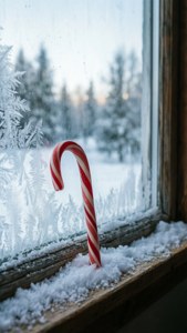 Candy Cane Window Sill