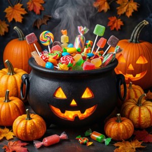 Candy Cauldron Halloween