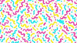 Candy Confetti Squiggles
