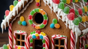 Candy Decorated Gingerbread