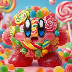 Candy Kirby Face