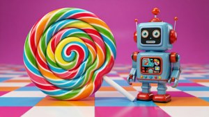 Candy Toy 3D Render