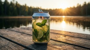 Canned Mojito Sunset