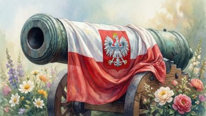 Cannon and Flag Tribute